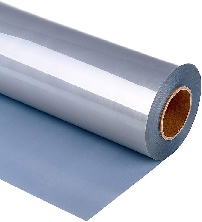 guangyintong Heat Transfer Vinyl Silver HTV Rolls, Matte Surface PVC Material by guangyintong