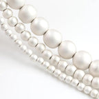 6mm Matte Silver Hematite Bead, 15-Inch Matte Round Loose Stone Beads - Image 6