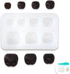 Nuvretk 7 Cute Silicone Molds for Needle Felting by Unknown