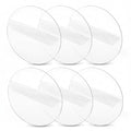 6 Pcs 12 Inch Round Clear Acrylic Sheet, 1/16" Thick Transparent Acrylic Cake by Mezchi
