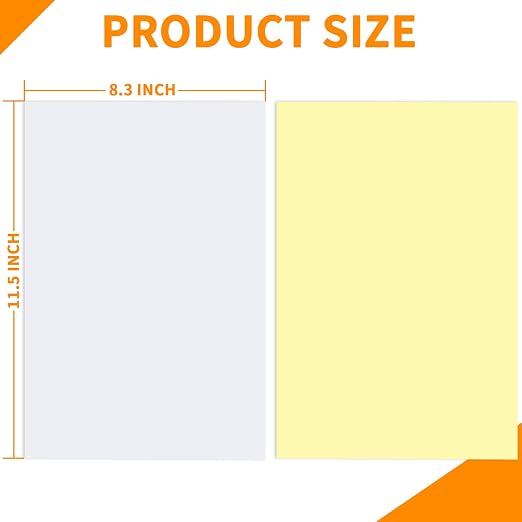 22 Sheets Clear Double Sided Adhesive Tape Sheets - Image 2