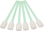 LOVEDAY 100pc 5.1" Square Rectangle Foam Cleaning Swab Sticks - Image 6