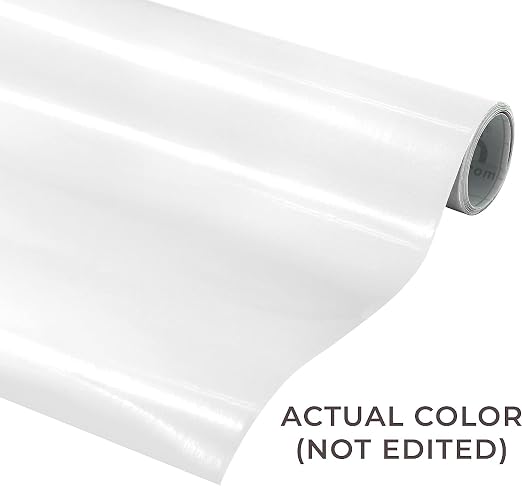 VViViD White Gloss DECO65 Permanent Adhesive Craft Vinyl - Image 2
