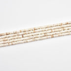 200pcs 3x2mm Natural White Turquoise Heishi Disc Rondelle Spacer Stone Semi - Image 2