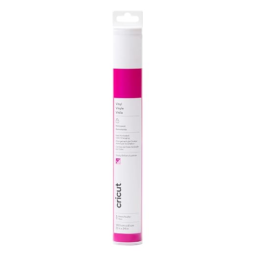 Cricut Heat-Activated, Color-Changing Vinyl – Magenta/Light Pink, 2ft Roll of - Image 4