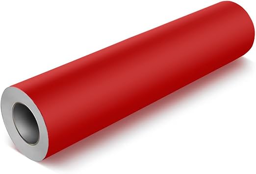 VViViD DECO65 Dark Red Matte Permanent Adhesive Craft Vinyl by VVIVIDVINYL