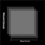 15 Pack 4 mil Blank Mylar Stencil Sheets | 12 x 12 Inch Clear Blank Plastic - Image 2