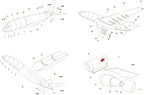 1:100 Paper A380 German Lufthansa Airlines Airplane Model Simulation Aircraft - Image 2