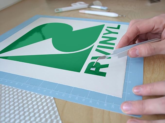 3M 7125 Kelly Green Gloss Permanent Adhesive Vinyl Roll - Image 4