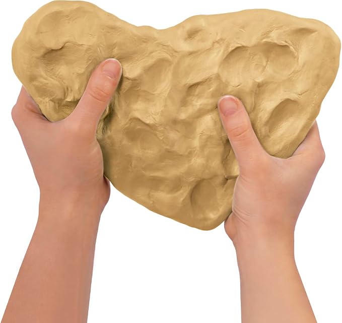 Jovi - Air Dry Clay, Sand Ochre Color, 3 x 1.1 lb, Total of 3.3 lb | No Oven - Image 4