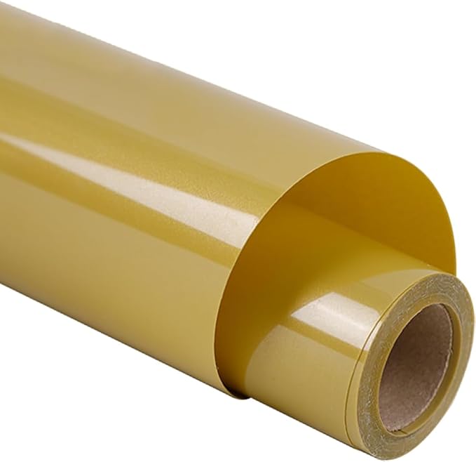 guangyintong Golden Heat Transfer Vinyl HTV Rolls, Glossy Surface HTV Vinyl by guangyintong