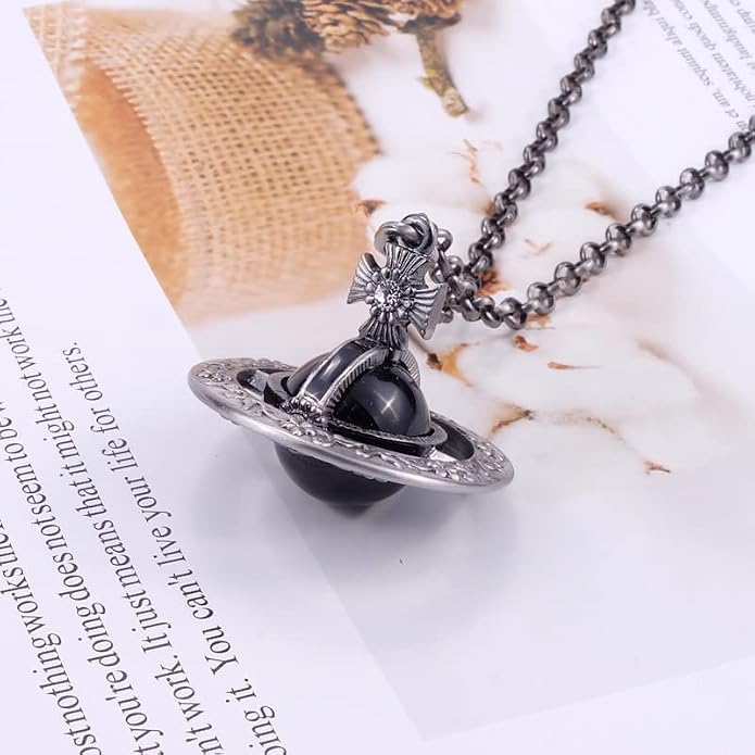 ZHAOZHAO Brand Saturn Necklace for Women - Image 4