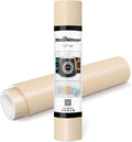 TECKWRAP Permanent Adhesive Vinyl 12" x 10ft, Matte Beige by TECKWRAP
