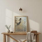 Framed Jesus Holding Woman Canvas Print Footprints in The Sand Wall Art Wood - Image 9