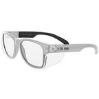 MAGID Y50 Safety Glasses for Construction | White Frame — 12-Pack, ANSI Z87.1+ by MagidGloveSafety