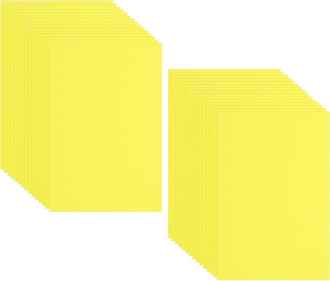 PATIKIL 30 Pack EVA Foam Sheets, Lime Yellow by PATIKIL