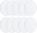 PATIKIL 2" Dia. Acrylic Circles, 10 Pack Round Clear Plastic Sheet Ornament by PATIKIL