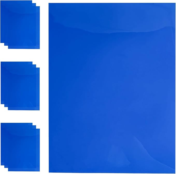 Transparent PVC Faux Leather Sheets, Glossy Waterproof Clear Vinyl Fabric - Image 2