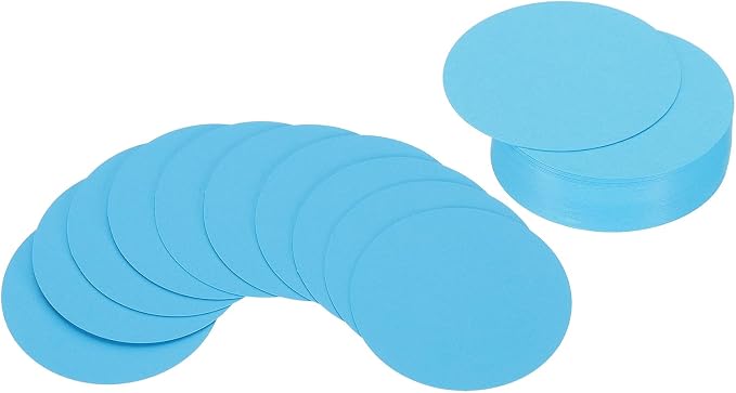 PATIKIL 2inch Circle Card Stock, Sky Blue by PATIKIL