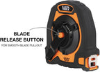 Klein Tools 94100CR Closed Reel Long Tape Measure, 100-Foot Nylon Coated Blade - Image 4