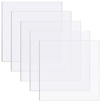 Zonon 5 Pcs Polycarbonate Clear Plastic Sheets by Zonon