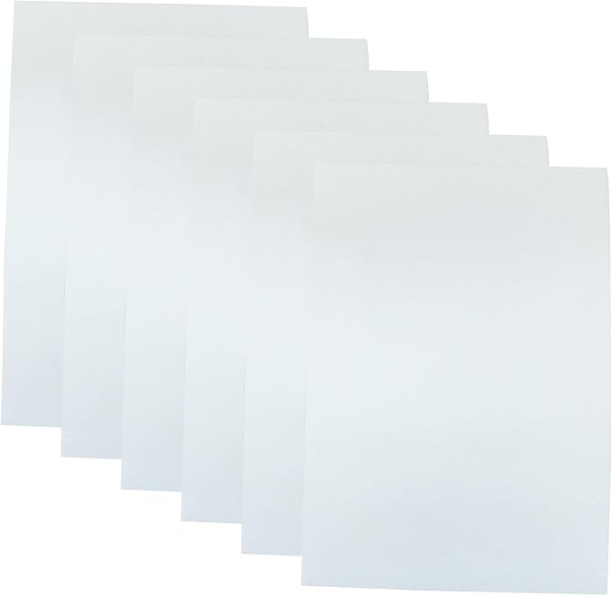 6 Pcs, 8 x 12 Inch White Felt Sheets, 2mm Thick | Felt Fabric - Image 5