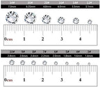 Onwon 1440 Pieces SS16 / 4mm Clear Crystal Flat Back Brilliant Round - Image 3