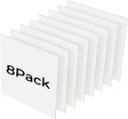 8 Pack White Basswood for Laser Cutting, for Laser Engraving, DIY Craft Wood & by Creatorally