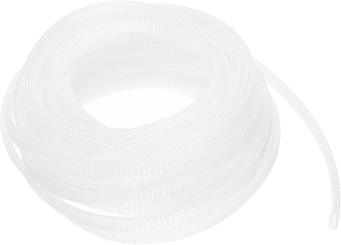 uxcell PET Expandable Sleeving 20ft 1/4" Clear Cable Management Sleeve Cord by uxcell