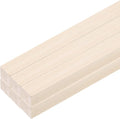 MECCANIXITY 6pcs Wood Sticks, 1/2"x 1/2" x 12" Rectangle Wooden Cube Wood by MECCANIXITY
