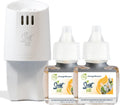 Scent Fill 100% Natural Orange Blossom Plug in Air Freshener, Scented Oil Refills, 2 Refills + Diffuser