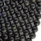 Zenkeeper About 180 Pcs Black Obsidian Beads - Image 6