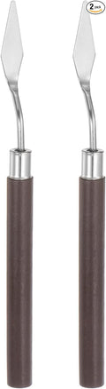 HARFINGTON 2pcs No.7 Palette Knives 10mm Width Stainless Steel Small Pointy by HARFINGTON