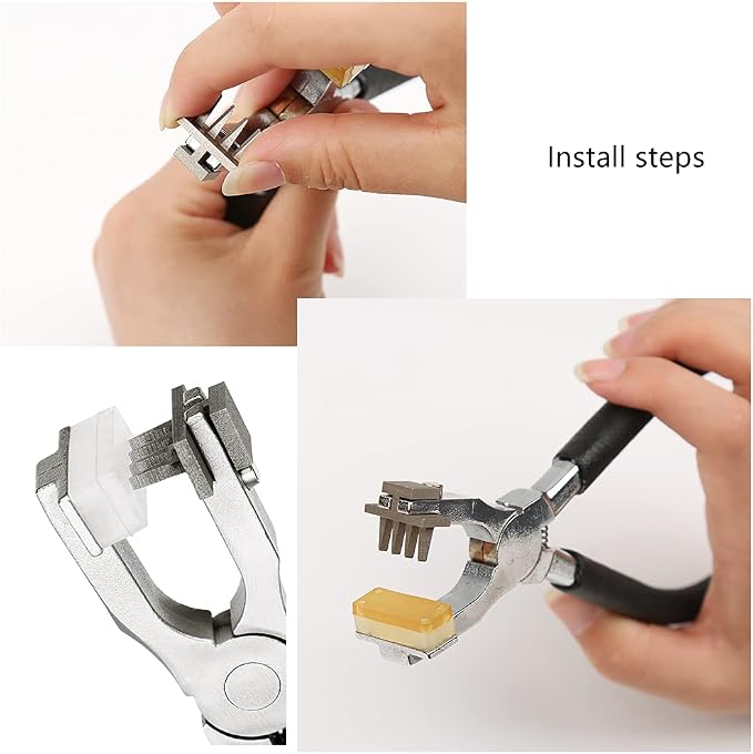 Stitching Hole Punch BUTUZE, 4mm Silent Leather Hand Pliers - Image 3