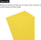 MECCANIXITY EVA Foam Sheets Yellow 19.7 Inch x 17.7 Inch 0.8mm Thick Crafts - Image 4