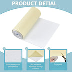 BENECREAT 118x11.8 Inch White Self Adhesive EVA Foam Roll, 3mm Thick Adhesive - Image 4