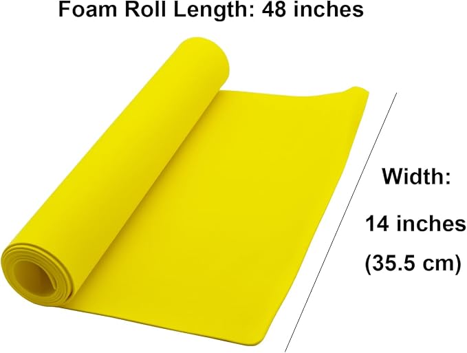 EVA Foam Roll | High Density 85kg/m3 | 2mm Thick | 48"x14" | Ideal - Image 2