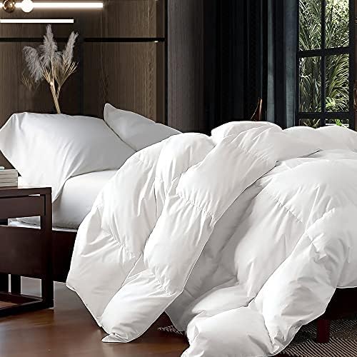Luxurious King/California King Size Goose Down Fiber Waterfowl Feather Fiber by EgyptianBedding