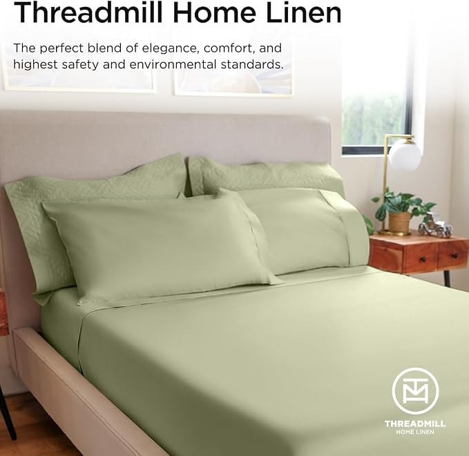 Threadmill Luxury 800 Thread Count King 100% Cotton Sheets - Image 8