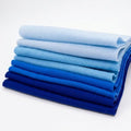 Blue Felt Fabric Sheet 8" X 36", 1.6mm Thick 8 Pack 4 Colors Assorted | Soft by MEDIANER