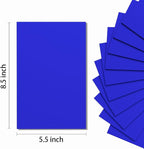 Do²ping Dark Blue Foam Sheets Crafts, 8.5x5.5 Inch Eva Color Craft Foam Paper - Image 2