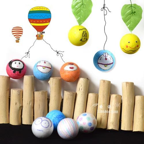 Crafjie 5-Pack 2.36Inch Craft Foam Balls White Smooth Polystyrene Foam Ball | - Image 9