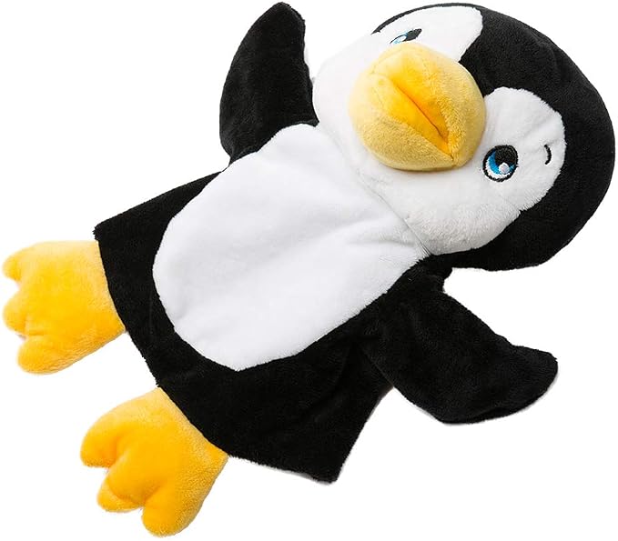 HollyHOME Plush Zoo Friends Hand Puppet Animal Puppet Penguin - Image 5