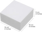 Crafare 4X4X2 Inch Craft Foam Blocks 12 Pack Polystyrene Foam Square Blocks - Image 2