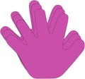 SHAPES ETC. 31 Pcs Hand Large Paper Cut-Outs 5.5in, Bulletin Board Decorations by SHAPESETC