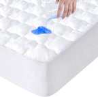 California King Mattress Protector Pad Waterproof Quilted, Breathable & Cooling by SpringspiritBedding
