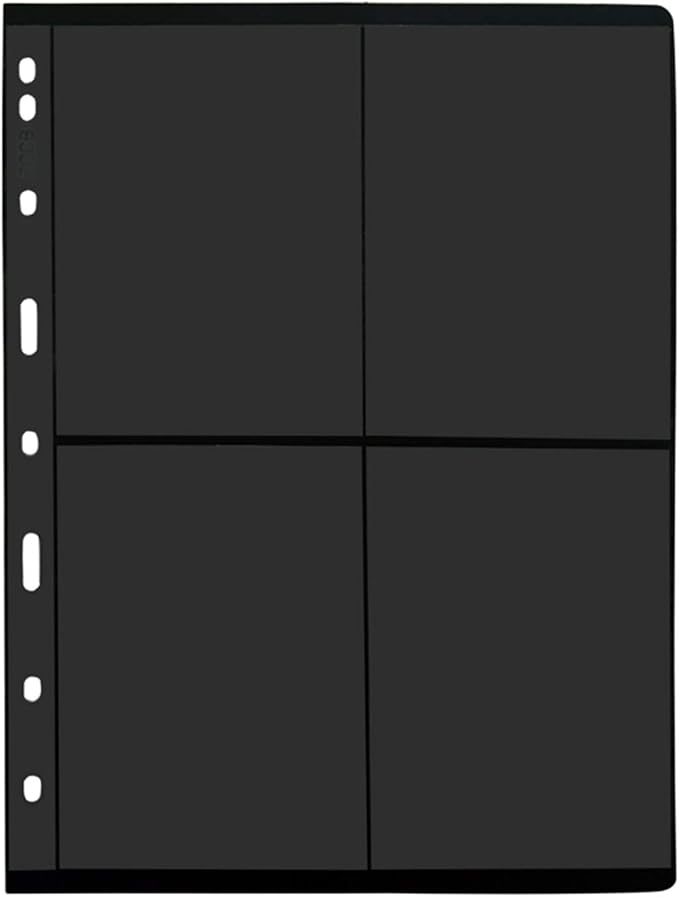 MUDOR 20 Sheets Stamp Pages for Collection Album Binder Book, 4 Girds | 160 - Image 8