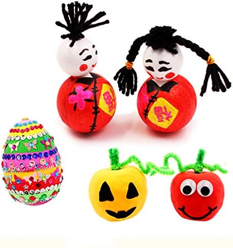 Crafare 2 Inch Craft Foam Balls 56 PCS Smooth White Polystyrene Foam Balls - Image 6