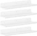 Lifewit Floating Shelves for Bathroom, Acrylic Display Shelf Wall Mounted for by Lifewit
