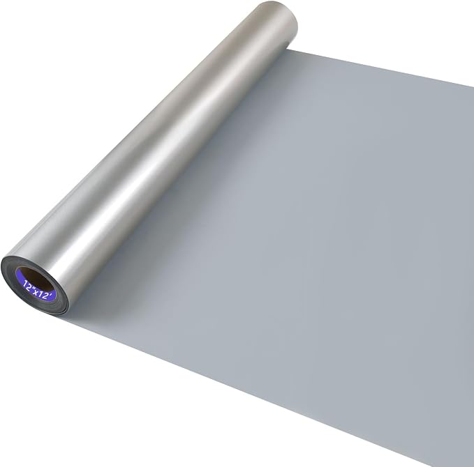 HTV Iron on Vinyl 12Inch by 12ft Roll HTV Heat Transfer Vinyl by HTVVETUR
